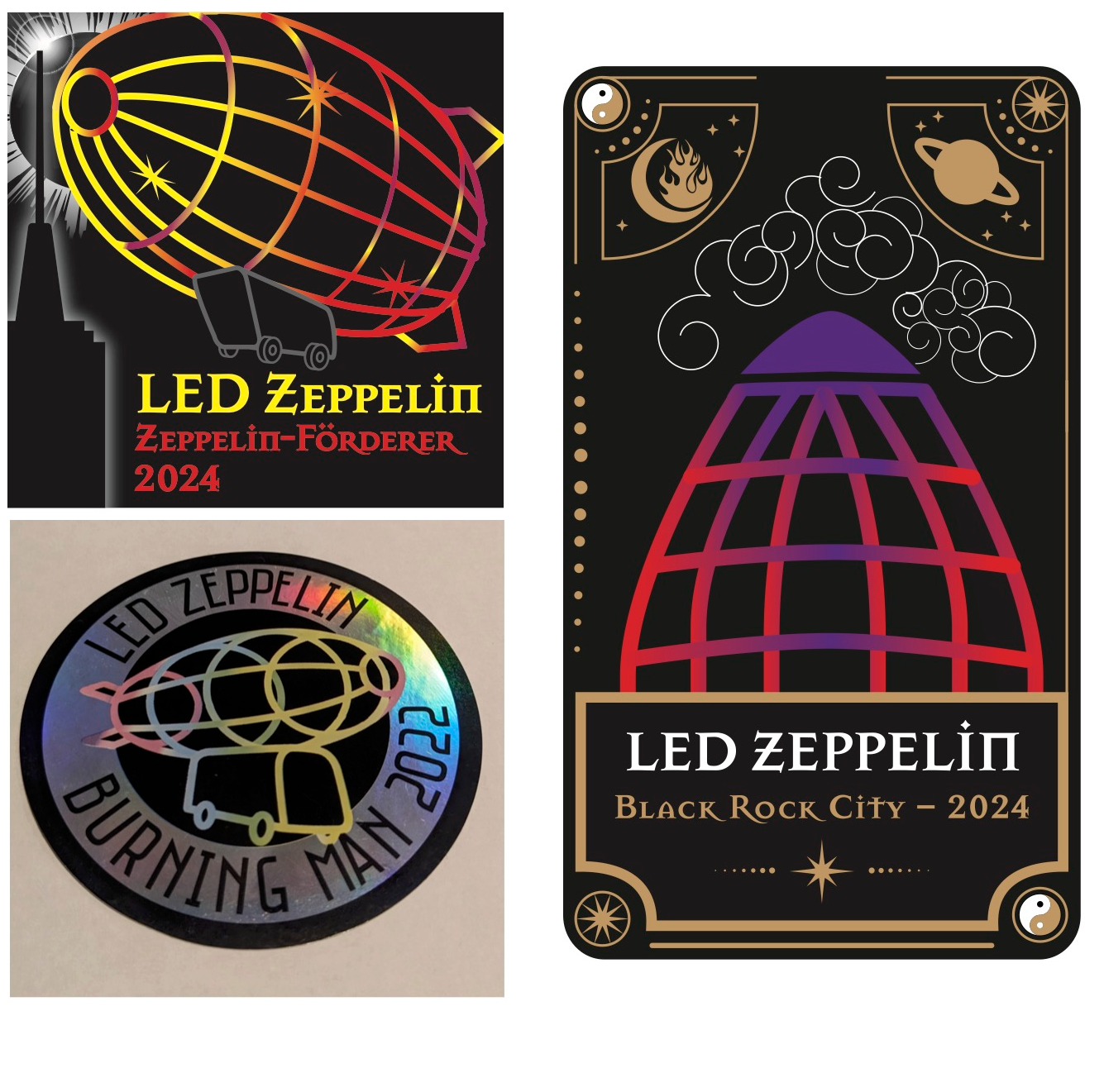 2024 Zeppelin Sticker Bundle