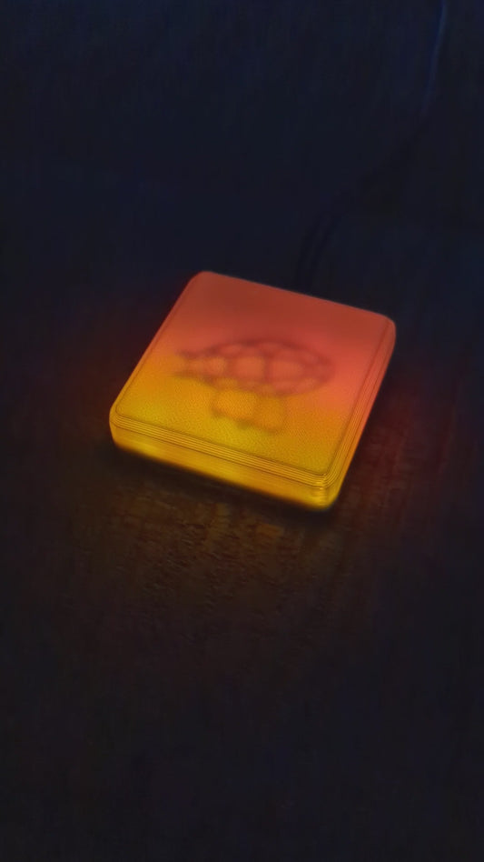 Blinky wearable LED art pendant